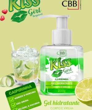 GEL HIDRATANTE CORPO E VIRILHA DE CAIPIRINHA KISS GIRL