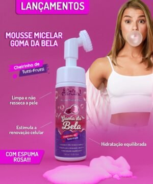 MOUSSE MICELAR Q BELA MANUELA GOMA DA BELA LIMPEZA FACIAL