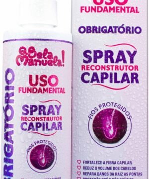 SPRAY RECONSTRUTOR CAPILAR USO OBRIGATORIO 200ML Q BELA MANUELA