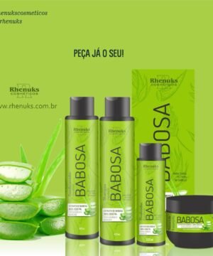 KIT TRATAMENTO CAPILAR BABOSA